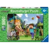 Puzle XXL 100 piezas - Minecraft Ravensburger puzle XXL de 100 piezas con ilustración de Minecraft. El producto está destinado a niños a partir de 6 años. Ravensburger es el mayor fabricante de puzles del mundo y produce puzles desde hace más de 120 años. Los puzles Ravensburger destacan por su superficie especial antirreflejo y están fabricados con cartón grueso patentado con una…