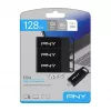 PNY Elite 128 GB USB-C 3.2 Gen 1 memoria USB, pack de 3 (Retail)