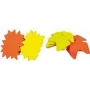 Pegatinas de símbolos agipa 160 x 240 mm de doble cara amarillo naranja, 122910