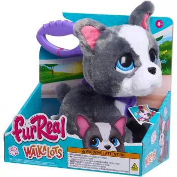 furReal Walk-a-Lots bulldog francés, figura de juguete