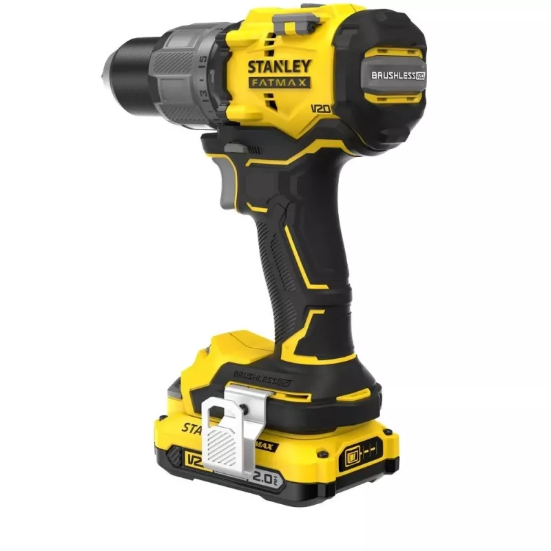 Taladro atornillador a batería STANLEY FatMax V20 SFMCD726D2K 18V, 2x 2Ah Li-Ion, 80 Nm, 2 velocidades, LED