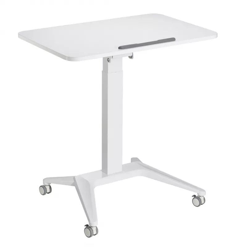 Mesa móvil para portátil MACLEAN MC-453W con regulación neumática de altura, altura máx. 109 cm