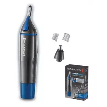 Remington NE3850, negro, azul, cilíndrico, oreja, ceja, nariz, pila, AA