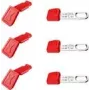 KNIPEX KN 00 63 06 TCR - 3 uds. cada una ColorClip rojo + TetheredTool Clip (00 63 06 TCR)