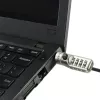 Cable de seguridad DICOTA D31933 antracita 2m candado de combinación