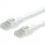 ROLINE - Cable de red - RJ-45 (macho) a RJ-45 (macho) - 5 m - UTP - CAT 6 - libre de halógenos, moldeado, flexible - blanco (21.15.2565)