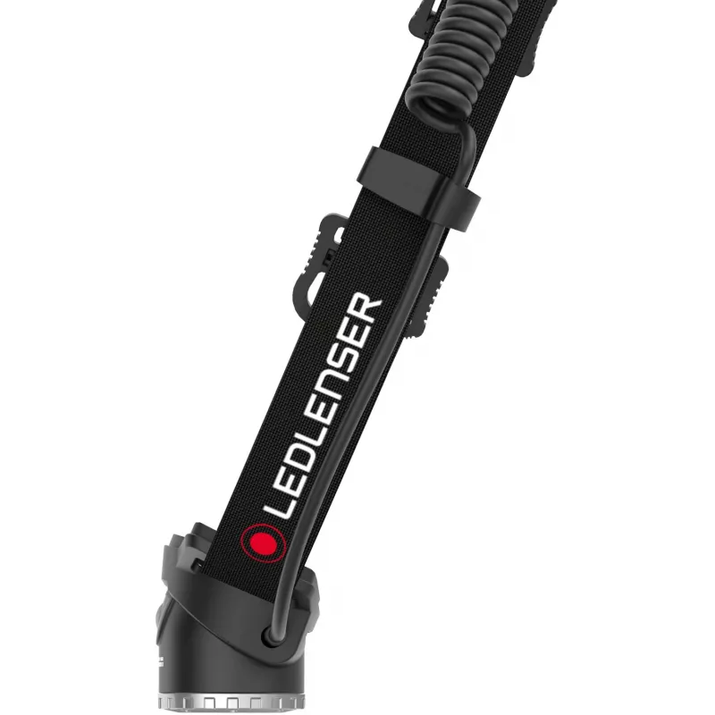 Linterna frontal Ledlenser H8R negra, roja LED