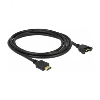 Cable HDMI DeLOCK 85464 2 m HDMI Type-A estándar negro