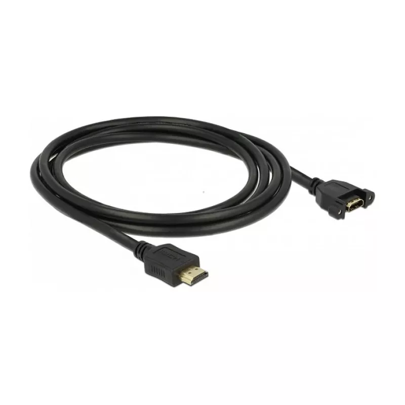Cable HDMI DeLOCK 85464 2 m HDMI Type-A estándar negro