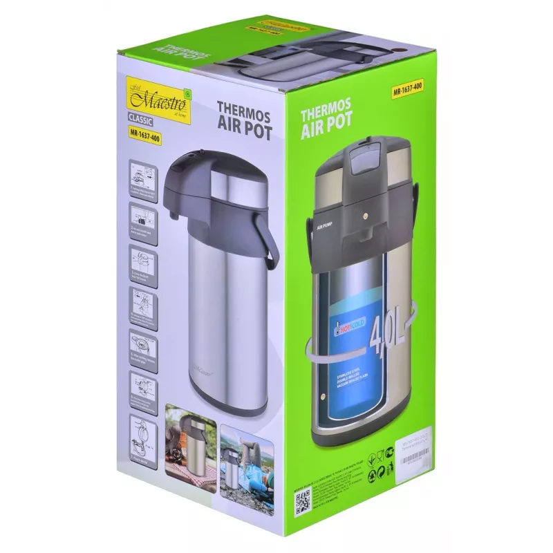 Maestro MR-1637-400-GOLD termo de senderismo, 4 L
