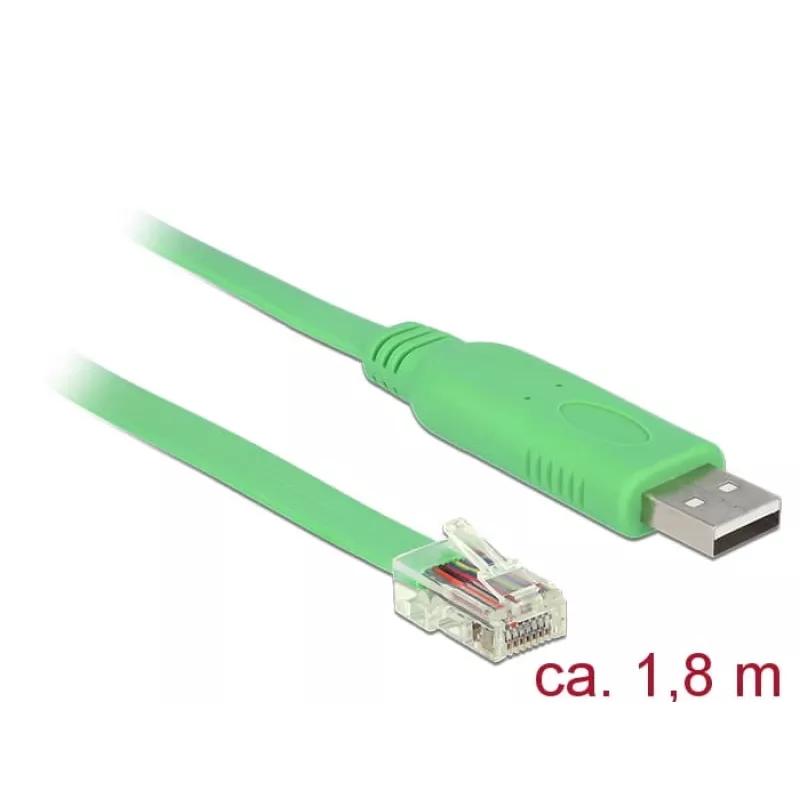 Cable USB DeLOCK 62960 USB A verde