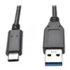 Cable Tripp U428-003-G2 USB-C a USB-A (macho/macho) - USB 3.2 Gen 2 (10 Gbit/s) - compatible con Thunderbolt 3 - 0,91 m - 1,83 m - USB C - USB A - USB 3.2 Gen 2 (3.1 Gen 2) - Macho/Macho