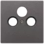 JUNG AL 2990 SAT AN - Antracita - Aluminio - SAT + TV + Radio