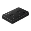 Qoltec 52274 Base de acoplamiento para SSD M.2 | NVMe | SATA | USB-C | DUAL 2 x 2TB