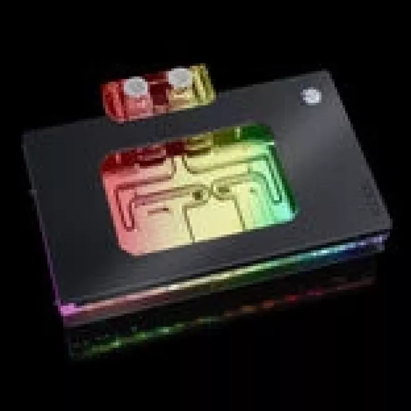Bitspower NEBULA Suprim/Gaming Trio/Vanguard RTX 5090 bloque de agua para GPU BPM-VG5090MSR, ARGB, acrílico, negro