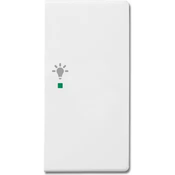 Busch-Jaeger 2CKA006220A0064 Placa de cubierta para soporte y caja de sensor blanca (2CKA006220A0064)