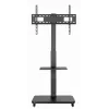 Soporte de suelo para TV Gembird TVS-75S-02 con ruedas, 37 - 75, negro