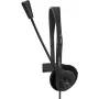 LogiLink HS0054 - headset - on-ear - con cable - conector jack de 3,5 mm - negro