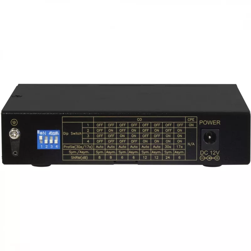Módem ALLNET ALL-MC116VDSL2 160 Mbit/s 2x RJ45 SFP Negro