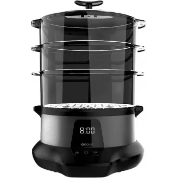 Vaporera Cecotec | Vapovita 3000 Pro | 1000 W | número de cestas 3