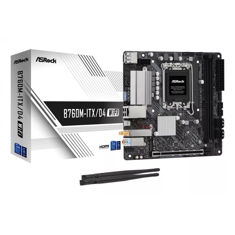 Placa base ASRock B760M-ITX/D4 WiFi Intel B760 LGA 1700 mini ITX