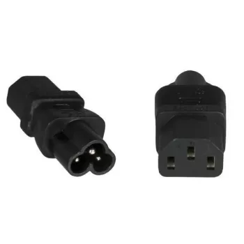 Microconnect PE613AD adaptador de enchufe C6 a C13 negro