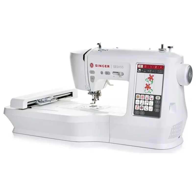 Máquina cortadora de costura SINGER SE9155 eléctrica blanca