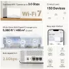 Sistema mesh MERCUSYS Halo H27BE doble banda Wi-Fi 6, pack de 2, 3x LAN, 3568 Mbit/s, antenas internas, blanco