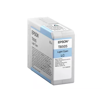 Pack individual Epson Cian claro T850500, Cian claro, tinta pigmentada, 80 ml, 1 unidad