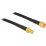 Cable coaxial DeLOCK 1 m CFD200 RP-SMA RP-SMA negro