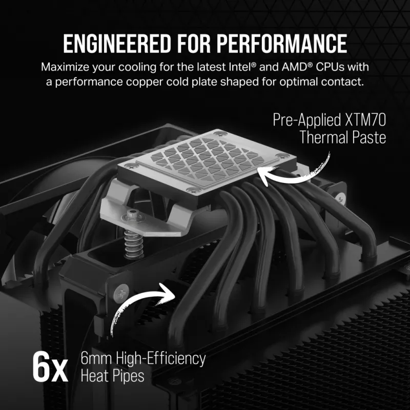 Disipador de aire para CPU de torre CORSAIR A115