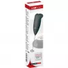 Clatronic MS 3089 Espumador de leche a pilas, negro/acero inoxidable