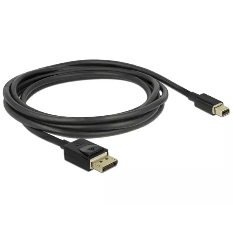 DeLOCK - cable DisplayPort - DisplayPort (M) a Mini DisplayPort (M) - 2 m - negro - compatible con 8K