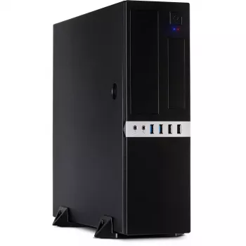 Inter-Tech IT-503 - SFF - Mini-ATX - sin fuente de alimentación (TFX12V) - negro mate - USB/audio (88881270)