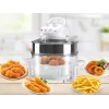 Vaporera eléctrica Beper BF.640 2 niveles, temporizador ajustable, vaporera de sobremesa