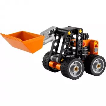 Juguete de construcción LEGO Technic Minicargadora 30710 con brazos y cadenas móviles