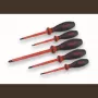 Juego de destornilladores manuales Cimco 117700 con destornillador plano