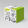 Hervidor Maestro MR1302 acero inoxidable 2,5 L, apto para inducción, silbato con tapa abatible, asa negra