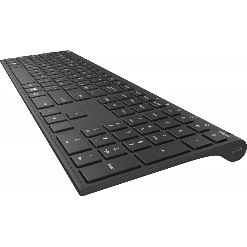 Teclado inalámbrico YENKEE YKB 2000 CSBK – diseño delgado y compacto, conexión inalámbrica