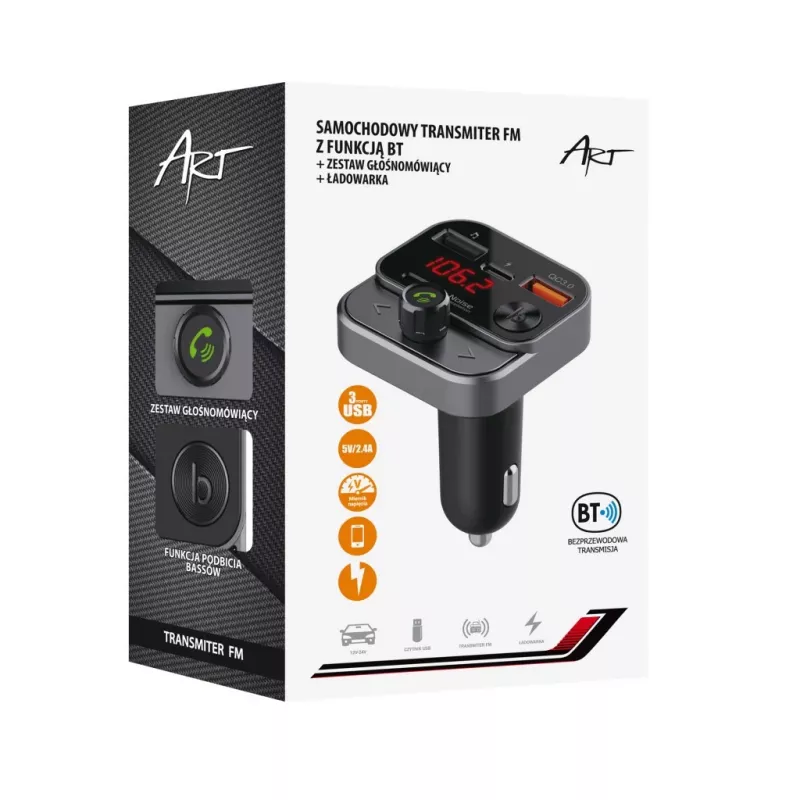 Art MP3TR FM-84B negro