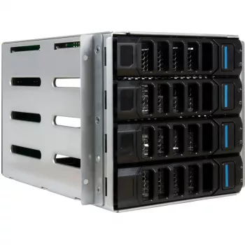 Caja para PC de sobremesa INTER-TECH ER-680 (negro/plata) Mid-Tower compacta