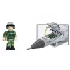 Set de construcción Cobi F-16AM Fighting Falcon, 495 piezas, maqueta a escala