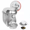 Cafetera de juguete KLEIN Bosch Tassimo 9231 — cafetera de juguete, plateada, juego de rol para niños