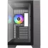 Caja PC Silentware View A-RGB negra VIEWSchwarz — caja mid-tower con iluminación A-RGB