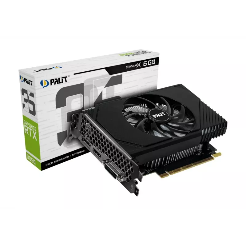 Tarjeta gráfica Palit GeForce RTX 3050 StormX 6GB GDDR6