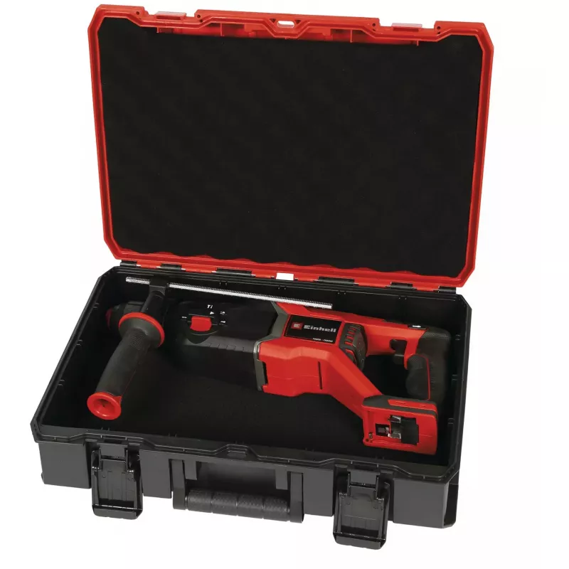Professional martillo perforador de batería TP-HD 18/26 D Li BL - Solo, 18 voltios (negro/rojo, sin batería ni cargador, en E-Case)