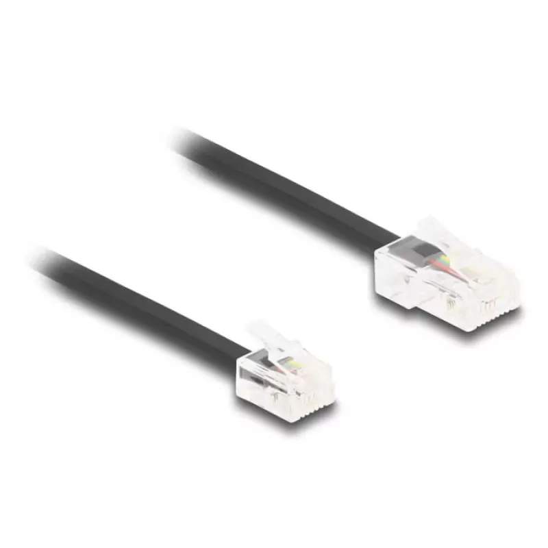 Cable de teléfono DeLOCK 88036 RJ45 a RJ11 2 m negro
