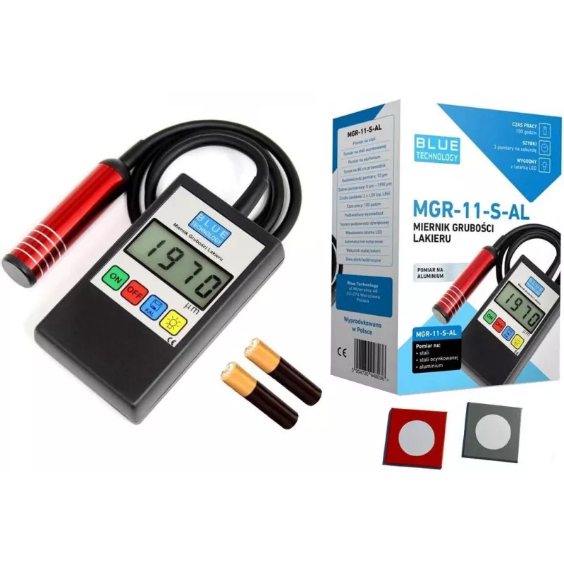 Medidor de espesor de pintura MGR-11-S-AL