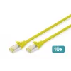 Cable de red Digitus DK-1644-A-020-Y-10 amarillo