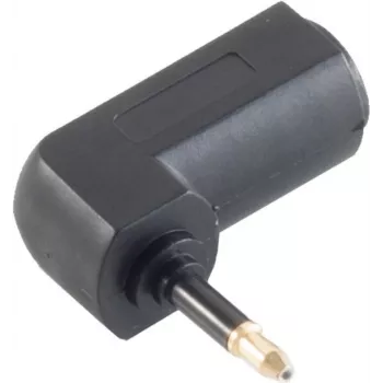 Adaptador en ángulo ShiverPeaks 69051 — conector hembra Toslink (óptico) a conector óptico de 3,5 mm